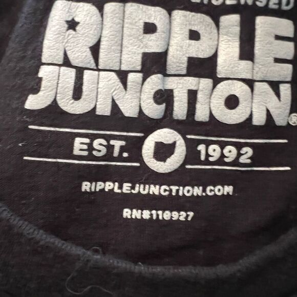 Ripple Junction Black Short Sleeve Tee - Picture 3 of 4